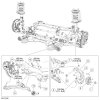 2010 Taurus Front Suspension  Exploded View 1