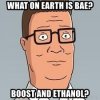 What on earth is bae boost and ethanol