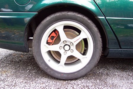 PRII 17x7 Silver rear green