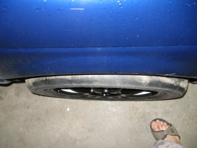  V710 Thick hat Wilwood PR12 17x8 tire projection