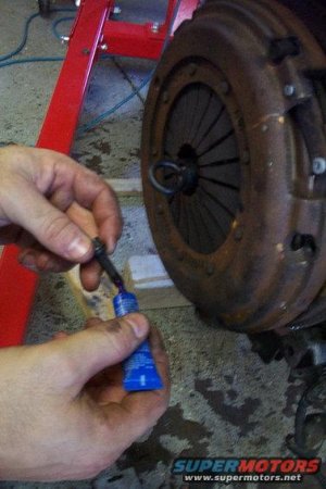 Loctite the pp bolts Loctite the pp bolts