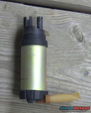 Fuel pump on side