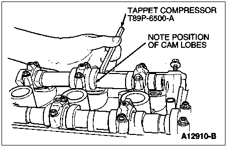Tappet compressor placement Tappet compressor placement