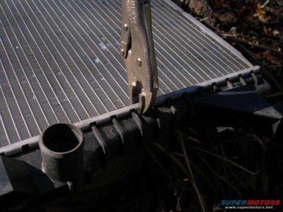 Radiator crimp 1