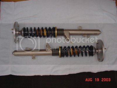 New rear strut assys