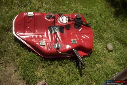 Painted tank with fittings 3