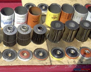 Oil filters cut up 3 Oil filters cut up 3