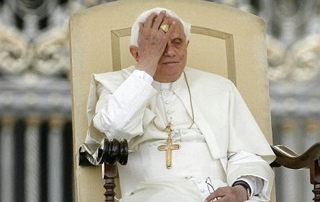 Pope facepalm