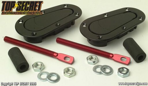 Nengun 2890 02 topsecret flush mount hood pins Nengun 2890 02 topsecret flush mount hood pins