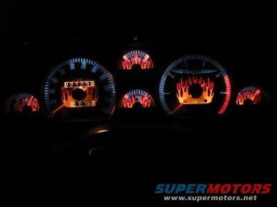 1995 cluster bullitt style flames night