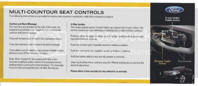 Multi ContourSeatInstructions