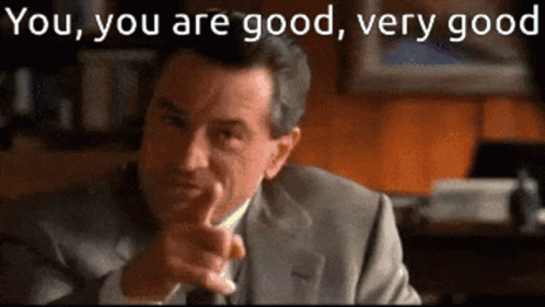 De niro very good