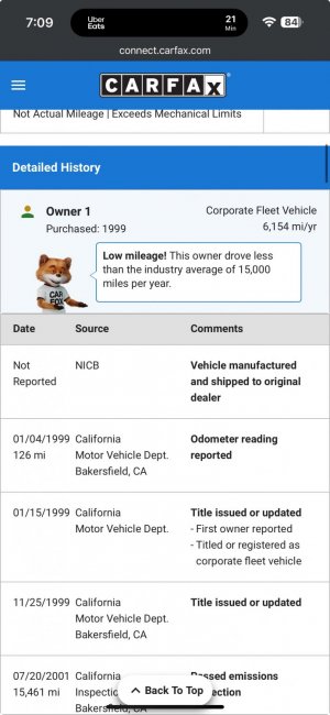 CARFAX Vehicle History Report for this 1999 FORD TAURUS SHO 1FAFP54N3XA180593.jpeg