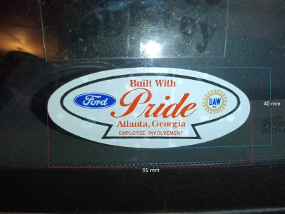 Ford Atlanta Measurements